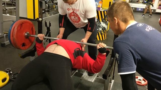 Луговой Александр - Жим с паузами 3/5/3 160х3 смотреть онлайн