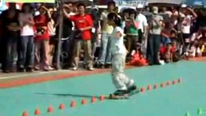 Корейский фристайл на роликах