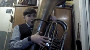 Игра на тубе. Контраданс Бетховена. Tuba. Country Dance by Beethoven