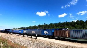 Американский тепловоз в Якутии! Новый тепловоз 2ТЭ3250 (SD70ACE) на станции Алдан