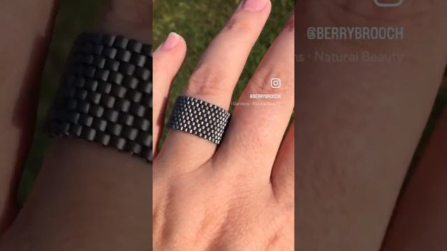 Bead’s ring Miyuki delica Кольцо из японского бисера