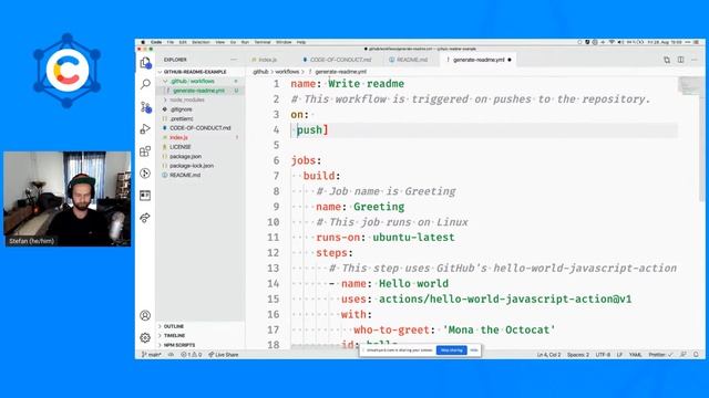 Learn how to set up your GitHub profile page with Contentful data and GitHub actions