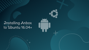 Установка Anbox