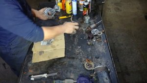 Мотоколяска. Ремонт стартера и генератора.