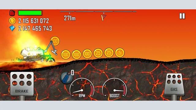 Using Moon Lander on Hill Climb Gameplay | Mod Games | Android APK MOD