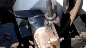 Микротрактор Холмогорец с "ёжиками" для прополки картофеля