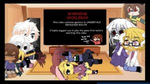 // Undertale Reacts to : "Wolf in Sheep's Clothing" and "memes" // My AU //