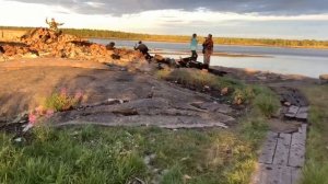 Посёлок «Рабочеостровск»  г . Кемь . Место съёмок фильма «Остров»побережье Белого моря  в Карелии .