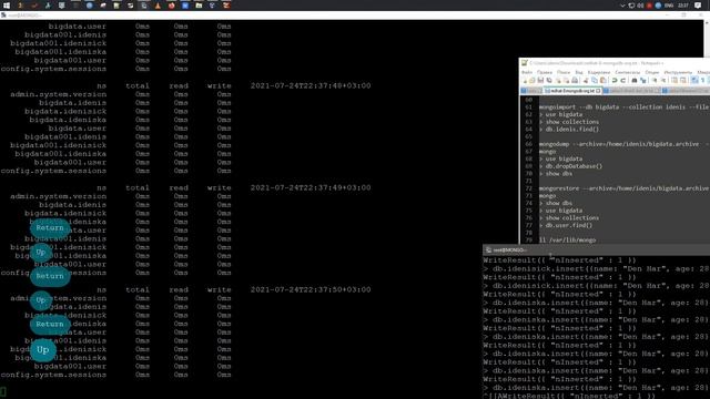 mongotop | MongoDB смотреть онлайн