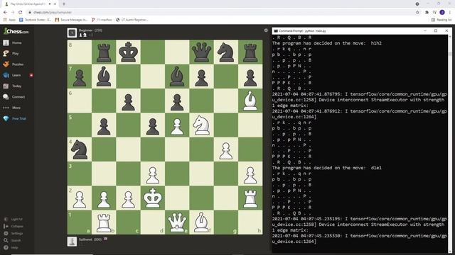 Autonomous Agent Playing on Chess.com (Chess) смотреть онлайн