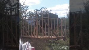 Каркасная бытовка своими руками