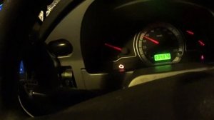 Горит Чек на Дэу Нексия. Метель в Питере.