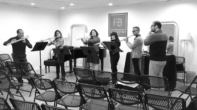 Adagio by Albinoni performed by Flutistry Boston & Friends смотреть онлайн