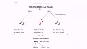 Притяжательный падеж существительного в английском для начинающих. Правила образования Часть 1