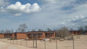 Будущий кемпинг на берегу моря на 50 домиков в Щелкино.