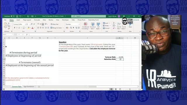 How To Calculate HR Metrics in Excel | HR Analytics in Excel