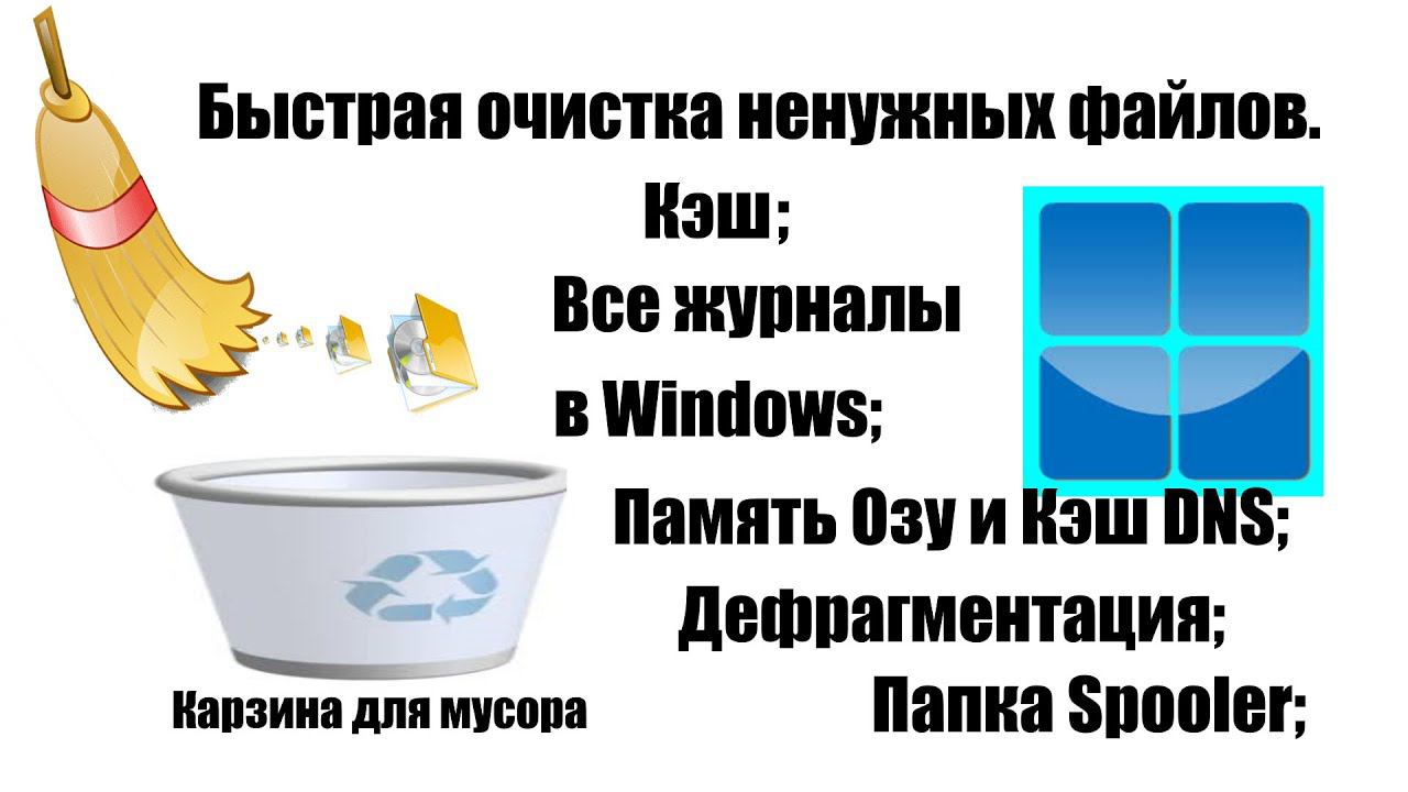 Как очистить компьютер или ноутбук от разного мусора и Кэша. смотреть онлайн