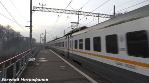 Электропоезд ЭД4М-0503 "ЦППК/РЭКС-экспресс" (ТЧ-4) скорый приг. поезд № 7092, Москва - Владимир.