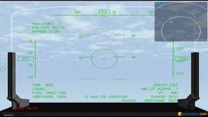 F-22 Lightning II gameplay (PC Game, 1996)