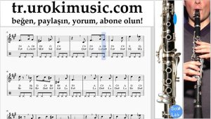 Klarnet dersleri Harry Potter - Hedwig's Theme Notalar Eğitim um-i723