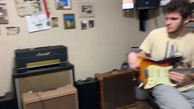 1961 Stratocaster, 3x Fender 1960 Bassman Amps, Universal Audio OX Amp Top Box, смотреть онлайн