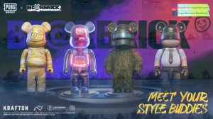 快速情報 PUBG Mobile X BearBrick Collaboration | Be@rbrick 食雞 吃雞 絕地求生  設計師玩具