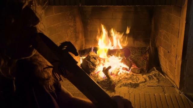 Священное спокойствие - Медитация на флейте коренных американцев у камина