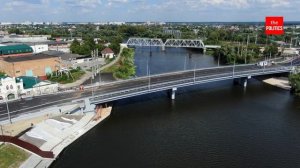 Бакунинский мост после длительной реконструкции