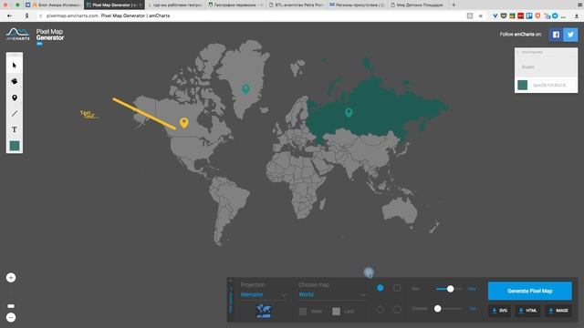 Как быстро создать карту в веб-дизайне. Обзор сервиса