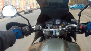 Ветровик на мотоцикл Yamaha TDM 850. Преимущества высокого обтекателя.