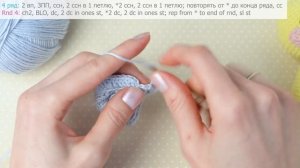 Летнее ПЛАТЬЕ для игрушки. Одежда для Лалафанфан крючком | Clothes for Amigurumi. Dress