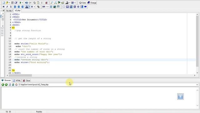 Php String Functions