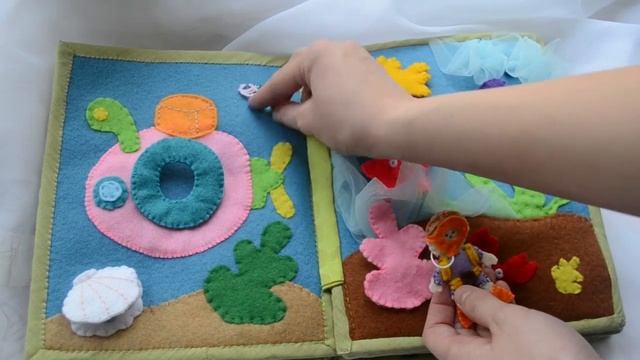 Видео обзор очередной развивающей книги из фетра. для Сережи смотреть онлайн
