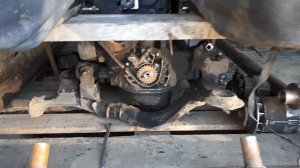 Шерп своими руками. Примерка двигателя на раму..