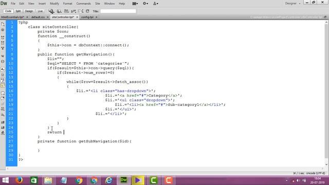 ecommerce website in PHP Part 57 | Main Website Fetching Menus From Database смотреть онлайн