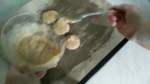 Печенье из ОВСЯНЫХ ХЛОПЬЕВ. Овсяное печенье на РИСОВОЙ МУКЕ.
