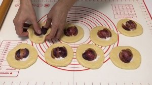 Пирожки  СО СЛИВАМИ,  быстрое тесто " ВОДОЛАЗ"/Pies with plums