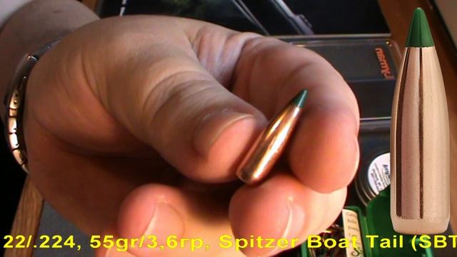 Sierra BlitzKing 22/.224, 55gr/3,6гр, Spitzer Boat Tail (SBT), арт.1455, ВС-0,264