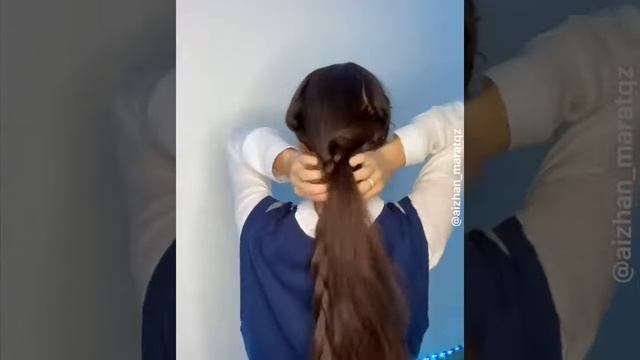 Әдемі прическалар Missaizhankz/Красивые прически ❤ смотреть онлайн