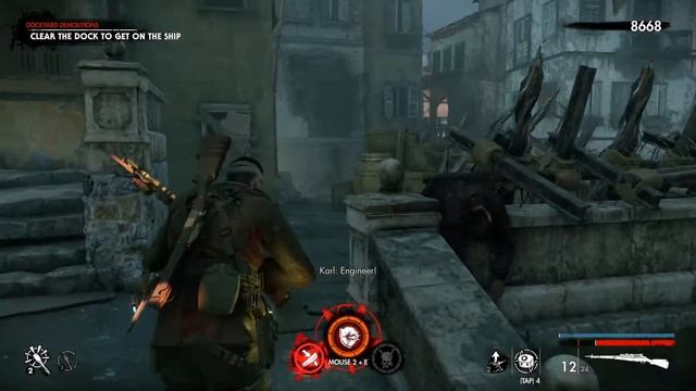 Zombie Army 4 - Part 16 - escort = Hero смотреть онлайн