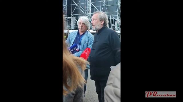 Юнона и авось на Дворцовой площади 31.07.2022. Интервью