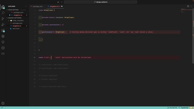 Mastering Singleton Design Pattern in TypeScript | Building Robust Applications