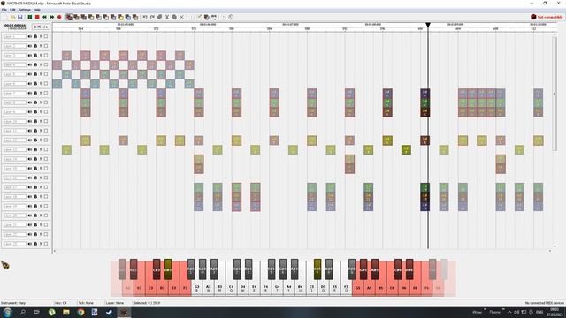 Undertale - Another Medium (Minecraft Note Block Studio Cover) смотреть онлайн
