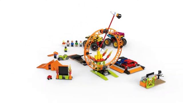 LEGO City Арена для шоу каскадёров 60295 смотреть онлайн