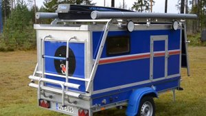 Прицеп своими руками. Корпус прицепа на базе стандартного прицепа.