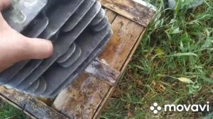 Мойка двигателя  мотоцикла моющим средством для плиты,эффект хороший но надо быть осторожней...