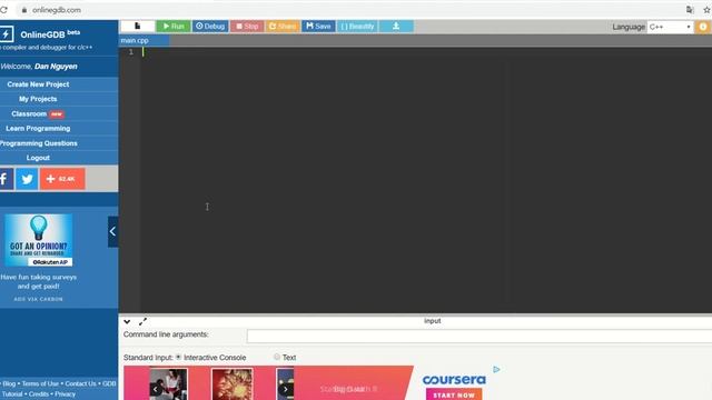 HuongDan Onlinegdb