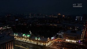 Ночной Новосибирск центр