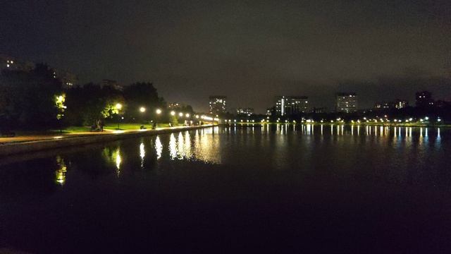 Гольяновский парк - вечер, дождь