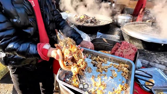 新疆红柳大串，现串羊肉现烤现吃，19块